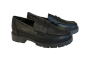Preview: Damenschuhe Chunky Loafer schwarz Gr. 36-41