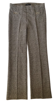 Stehmann Editta7 - 780 Boucle Hose mit Spange in schwarz / melange