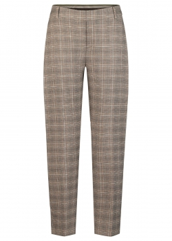 Stehmann Fluor-680 Glencheck Karohose in simply taupe