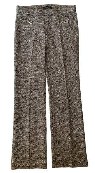 Stehmann Editta7 - 780 Boucle Hose mit Spange in schwarz / melange