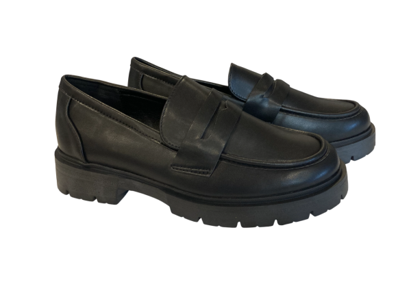 Damenschuhe Chunky Loafer schwarz Gr. 36-41