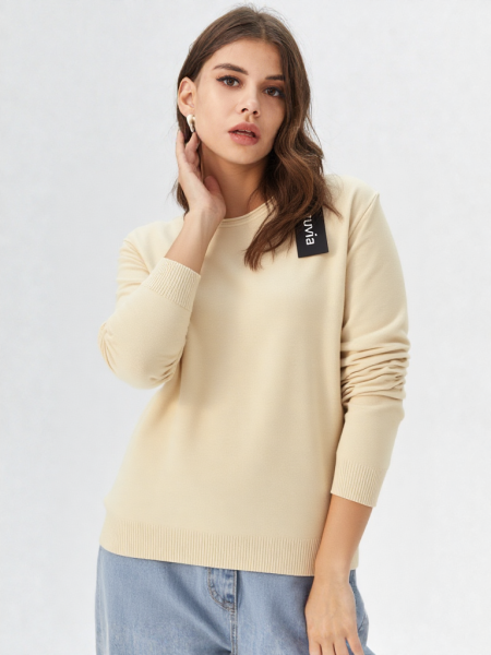 cuvia der Feinstrickpullover aus einem Viskosegemisch Gr. 42/44